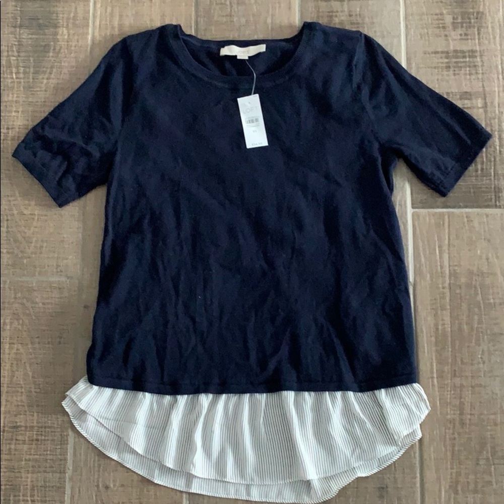 Loft Short Sleeve Sweater